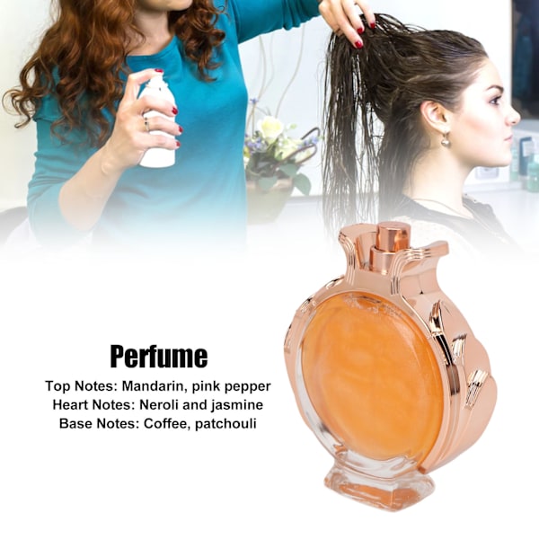 90ml Aromaterapi Quicksand Parfume Duft Mist Langvarig Mild Glitrende Kvinde Quicksand Parfume