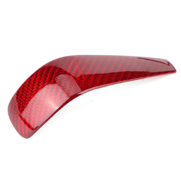 Deksel for girskiftknapp i karbonfiber, passer til 1/3-serie / X1 E90 E92 E93 E87Rød