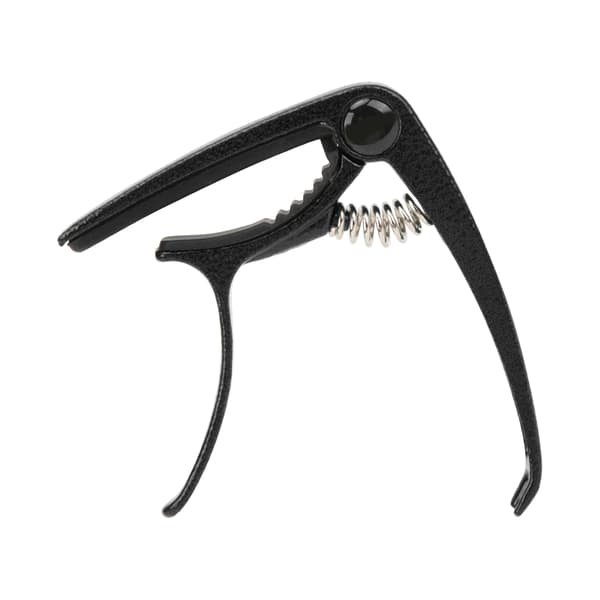 Akustisk gitar capo sinklegering gammeldags for ukulele elektrisk gitar ballade gitarer (svart)