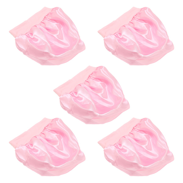 5 st Nattsömn huvudbonad hatt Förhindra håravfall Andas silke satin cover