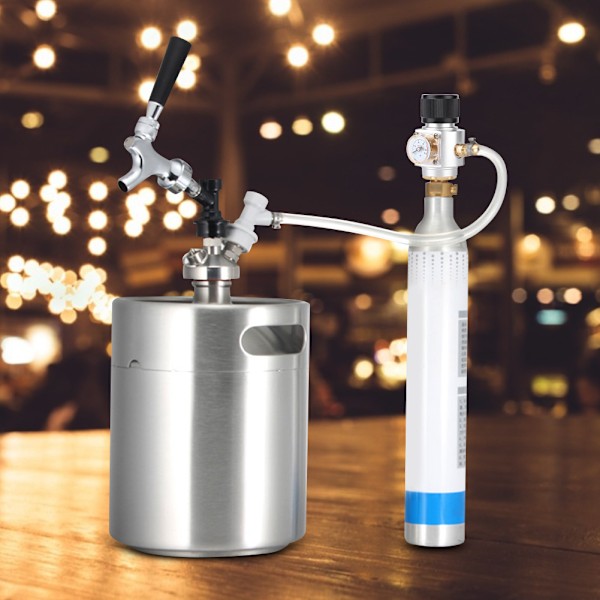 Aluminium Tr21x4 gevind CO2-opladerkit sodavandsudstyr tilbehør til sodavand ølbrygning