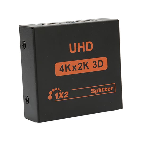 HD Multimedia Interface Splitter 1 ind 2 ud understøtter 4K ved 30Hz 3D HD Multimedia Interface Switcher US-stik 100-240V