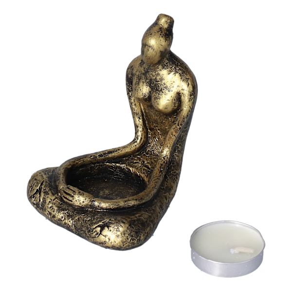 Yoga Figurine Unik Design Dubbel Funktion Hållbar Robust Praktisk Ängel Figurine för Hem Tearoom Yoga RumSCS- RC007-A1