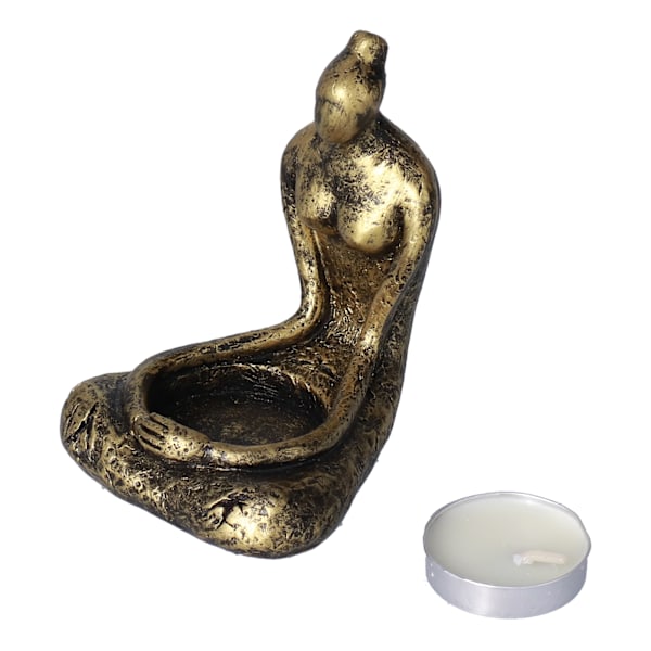 Yoga Figurine Unikt Design Dobbelt Funktion Holdbar Robust Praktisk Engel Figurine til Hjem Tearoom Yoga RoomSCS- RC007-A1