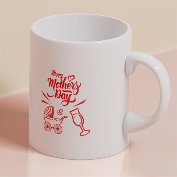 Keramisk mugg Happy Fatherwis Day tema Keramik Kaffe kopp för hem kontor resor CCP349