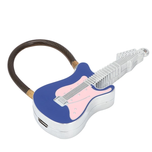 Semiconductor Smart Fingerprint Keyless Guitar Shape Lås til garderobeskabsboks