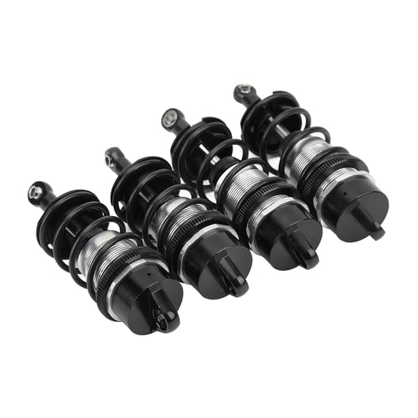 RC Forreste Bageste Støddæmper Aluminiumlegering Høj Elastisk Fjeder RC Stødabsorberende Del til ARRMA 1/7 Sort