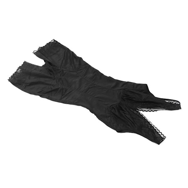 Vatsan Vähentävä Synnytyksen Jälkeinen Muotoiluvaate Vatsan Hallinta Vyötäröä Muotoileva Bodysuit (Musta)XXL