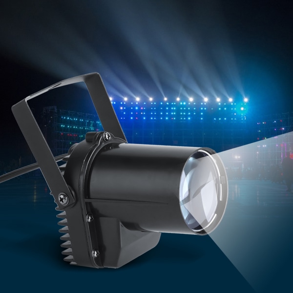 5W LED-säde Spotlight Party Stage Disco Pub Festival Effect Pinspot Lights EU 220V
