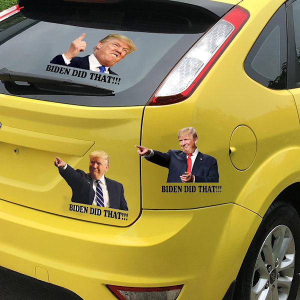100 stk Biden Did That klistremerker Joe Biden I Did That vanntette klistremerker for bilvindu kopp hjelm bærbar PC bagasje vegg