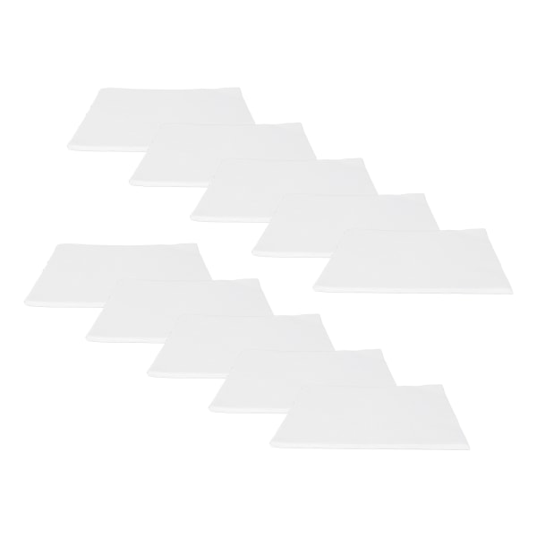 10 kpl 14 Count kirjontakangas 12x12in DIY valkoinen Pehmeä ristipistokangas kirjontakangas puuvilla neulomiseen