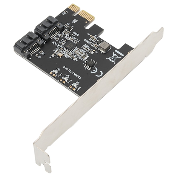 PCIE till SATA expansionskort 6 Gbps stabil prestanda PCIE till 2 SATA3.0 expansionskort för stationär dator