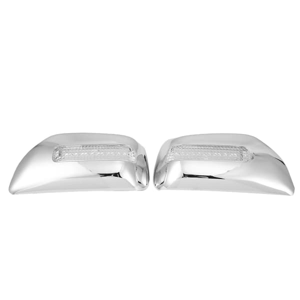 2 st. backspegelskydd, galvaniserade med LED-skydd, passar för RAV4 2001–2005