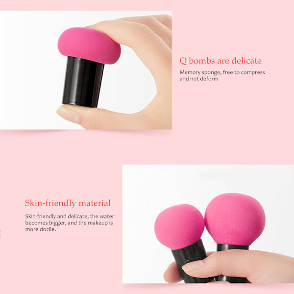 Mushroom Head Sponge Puff Small Dry Wet Puff Makeup Tool Kosmeettiset tarvikkeet