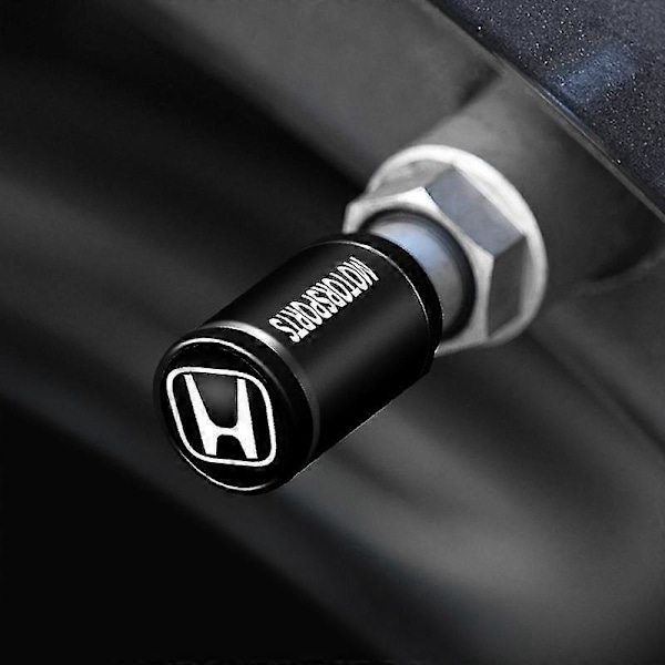 Honda Accord Civic Bildæk Ventil Hætte Ventilkerne Beskyttelsesdæksel - 8 Stykker