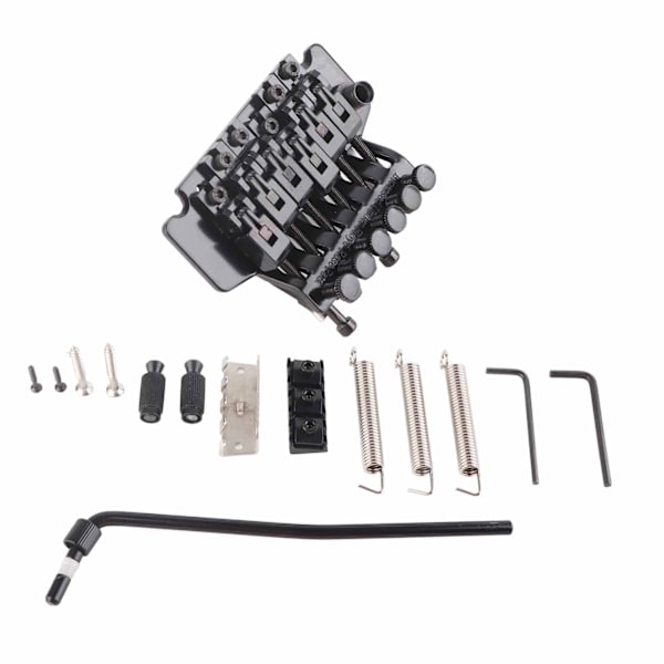 Tremolo Bridge System Double Rocking Spring Stabilizer Device for Electric GuitarBlack