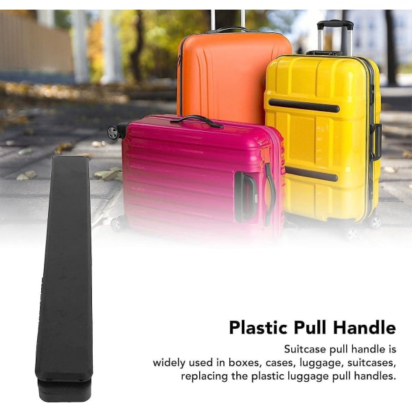 2 kpl muoviset matkatavaroiden vetokahvat, pituus 20 cm, matkalaukun vaihtokahvat laatikoille ja koteloille