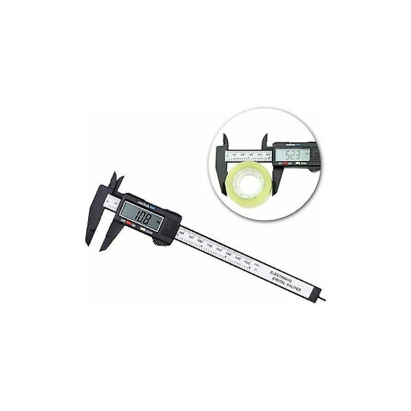 6/150mm LCD Digitaalinen Elektroninen Työntömitta Vernier Mikrometri Mittaustyökalu