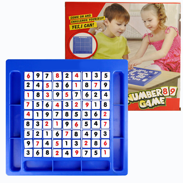 Barns pedagogiske Sudoku-brettspill Sudoku Logic Game Lindre stress Holdbare barns pedagogiske leker