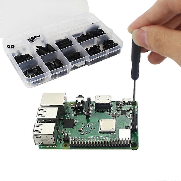 Raspberry Pi Skruvsats Högkvalitativt Installationsverktyg För DIY Robotbilsdelar