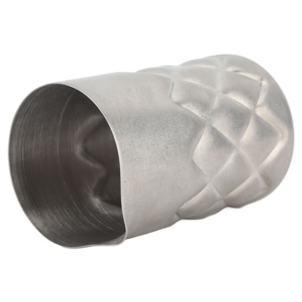 304 Rustfrit Stål Blandeglas Rustfast Korrosionsbestandighed 60 ml Cocktail Shaker med Skala til Bar Sølv Mesh