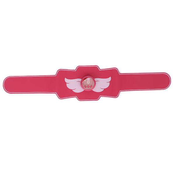EMS Smart Abdominal Muscle Trainer Sähköhieronta ABS Toning Belt Sisäänrakennettu Lithium Battery Pink