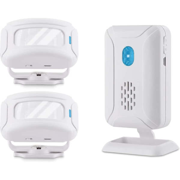 32 Melodier Infrarød Dørklokke Alarm Sensor til Hjem og Virksomhed - 2 Infrarød + 1 Modtager