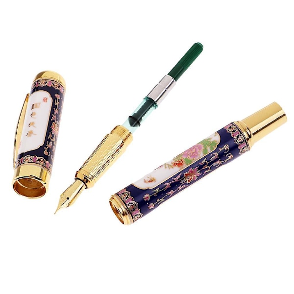 Metal Keramik 0,5 mm Nib Fyldepen Glat Skrivende Blæk Pen Papirvarer--