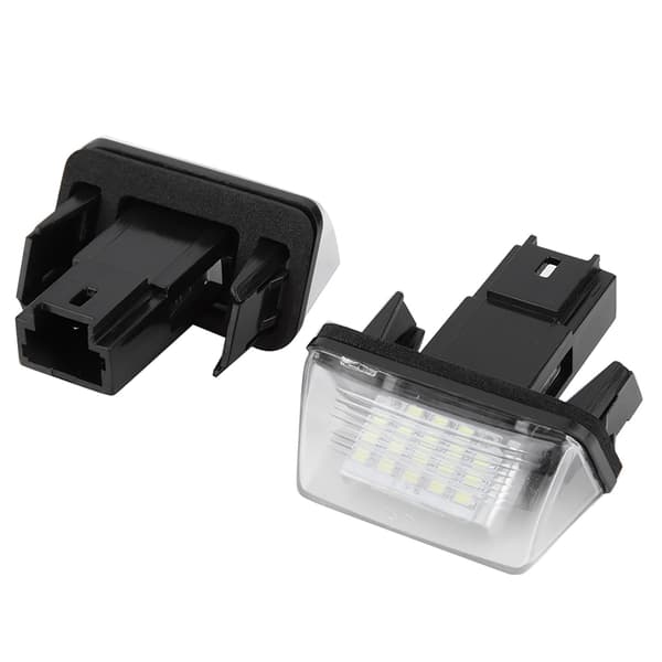 2 stk. 18 LED Venstre&amp;Højre Bil Nummerpladelygte til Citroen C3 2002‑2009