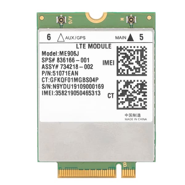 Trådløst netværkskort FDD 4G LTE-modul Model ME906J NGFF / M.2 Elektronisk komponent