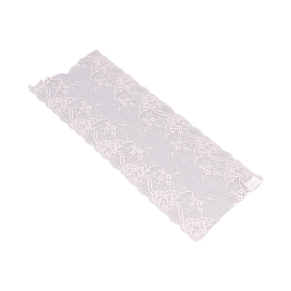 Spetsband 19 cm brett 10 meter bra elasticitet säker användning enkel användning lägg till elegans klädtillbehör aprikos