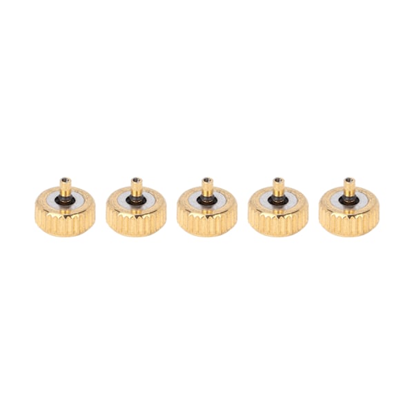5 st professionella klockkrondelar guld stål armbandsur reparation verktygssats för urmakare 5 mm