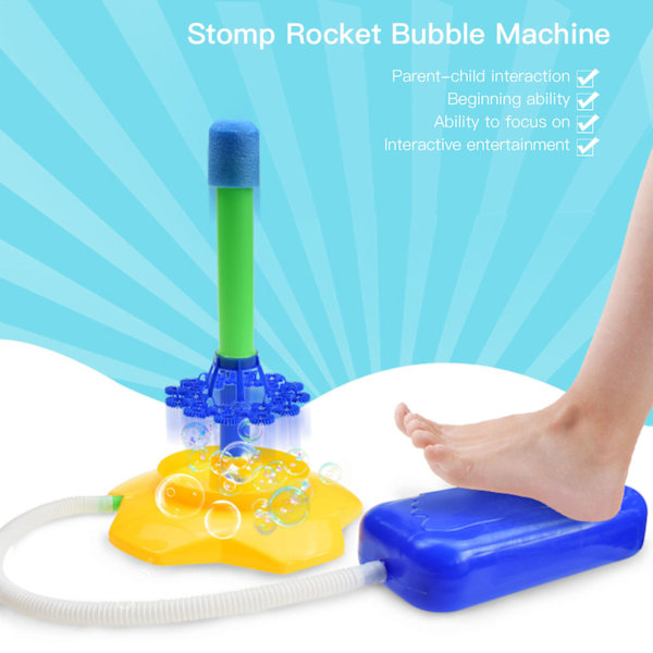 Stomp Bubble Shuttle Machine Kesä Ulkoilulelu Peli Vanhemmille ja Lapsille