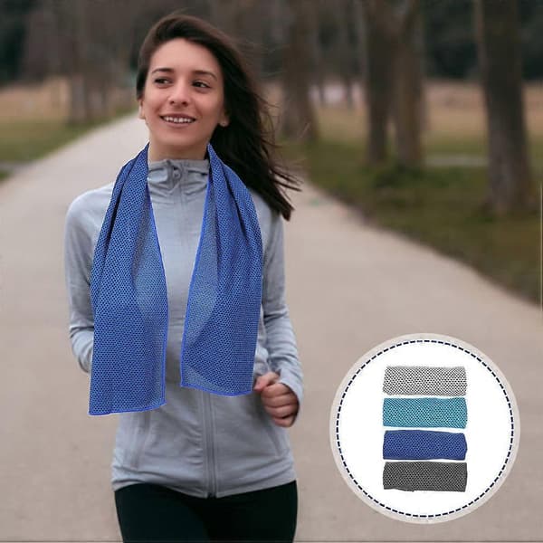 Sport Cooling Towels Quick Dry Towel for Sweat Absorption 4-pack