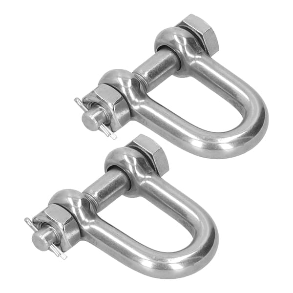 2st D-ring Ankare Schackel Skruv Pinne 304 Rostfritt Stål med Säkerhet Hårdvara M10