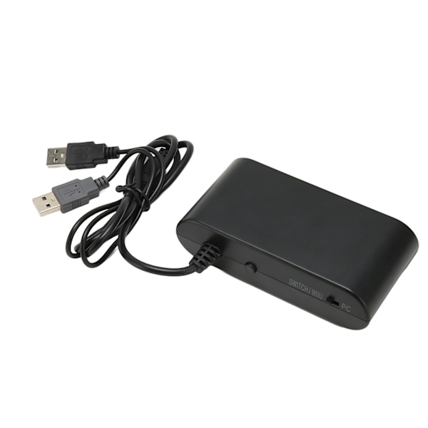 GC Controller Adapter 4 Porte 3 i 1 Spilcontroller Adapter med Turobo Funktion til Switch til Wii U PC