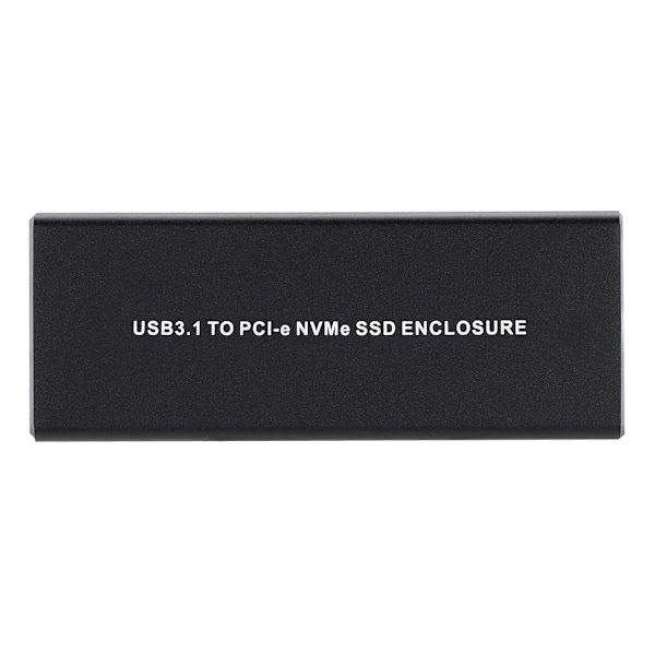 M.2 NVME - USB3.1 kannettava metalli kiintolevy kotelo M2 SSD PCIE - TypE C SSD kotelo musta