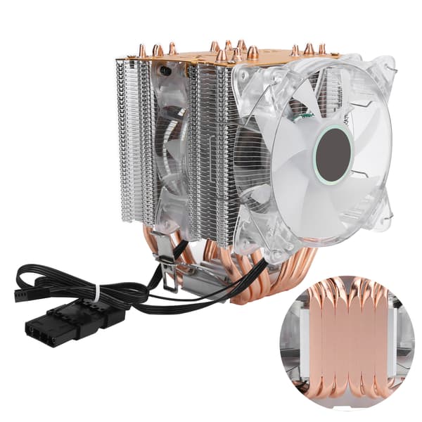 LANSHUO CPU-køler computertilbehør 4Pin til Intel LGA/775/1155/1156/1366 /AMD/AM2/AM2+/AM3