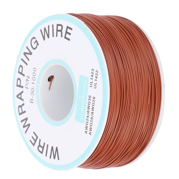 Kobbertrådskredsløb Flying Wire Tinnet Single Core Electronic Connecting LineBrown