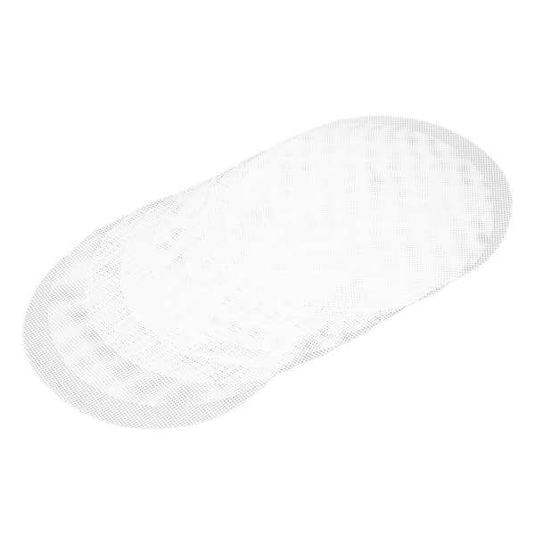 10 st silikonångnätmatta förhindrar att den fastnar återanvändbara klippbara silikonångfoder för köksrestaurang 22 cm/8,7 tum