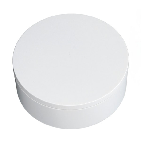 Vit automatisk 360° roterande display-snurrplatta 3KG lastbärande elektrisk display-snurrplatta stativ för butik diameter 13cm/5in