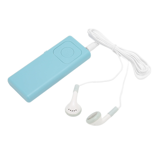 MP3-spelare Förlustfritt ljudstöd 64G-minneskort Bärbar minimusikspelare för studier Arbete Avslappning Blå