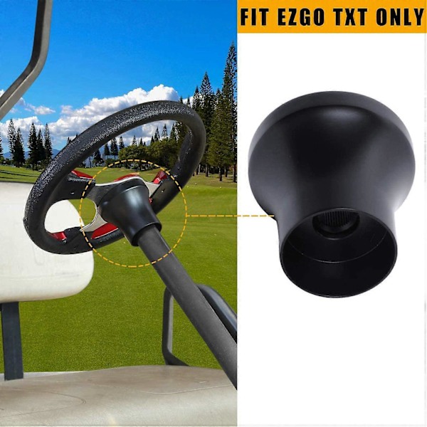 Rattadapter för golfbilar Monteringsadapter Svart