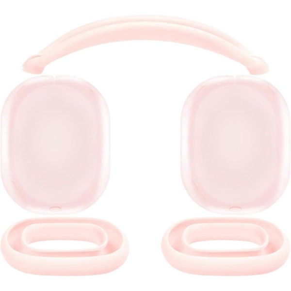 Skyddskit för AirPods Max, Huvudbandsöverdrag + TPU-skalsskydd + Silikon Öronkuddar, Svettsäker Tillbehör, Lätt Tvättbar, Anti-Rep