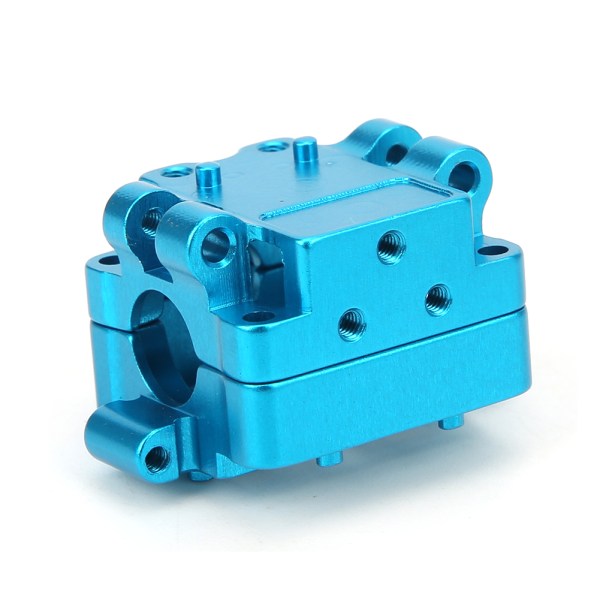 Aluminiumlegering Gearbox RC Gearbox Upgrade Dele Tilbehør til WL 1/28 K969 K989 P929 BilBlå K989-24B