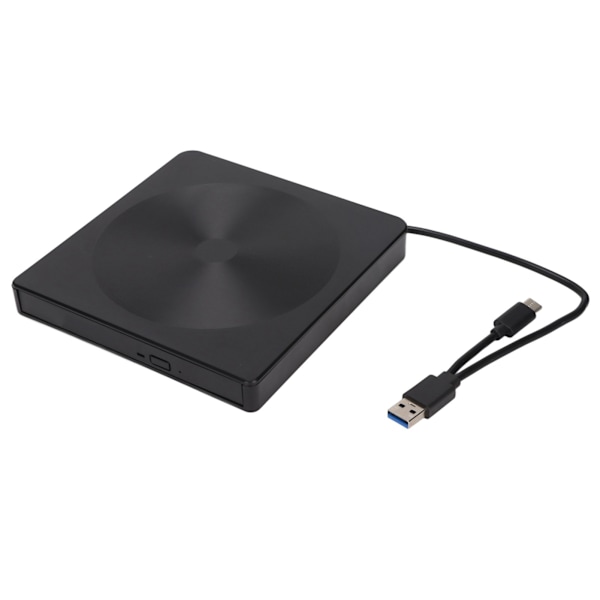 Ekstern DVD-drev USB3.0 USB C-interface Stødsikkert design Praktisk USB CD-drev til bærbar computer