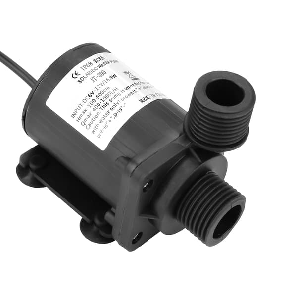 Mini DC Børsteløs Støjsvag Boost Vandpumpe 12V -40℃~100℃