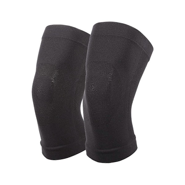 Sports Knæbind Patella og Ligament Knæbind Osteoarthritis Knækompression Åndbar til Skadesrestitution, Sport, Løb, Unisex 2 Stykker (L,