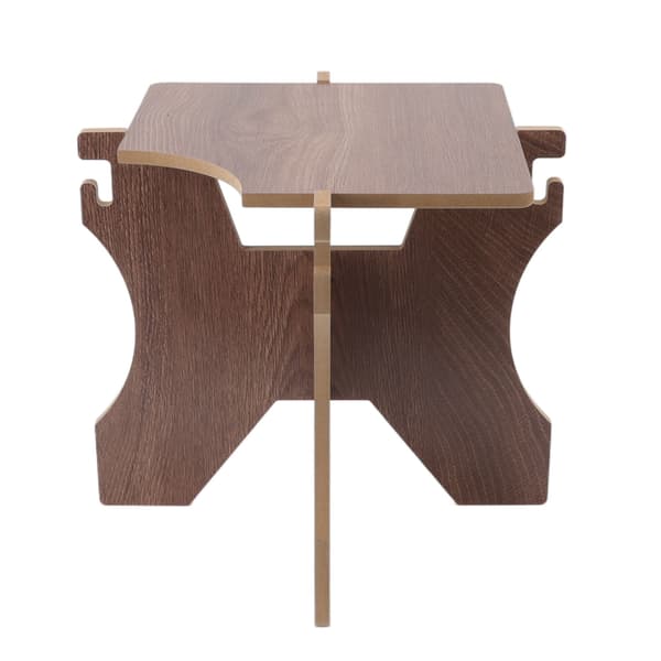 Utomhus Camping Hinkställ MDF Kopphängande Design Hopfällbart Portabelt Förvaringsställ för Vandring Picknickar