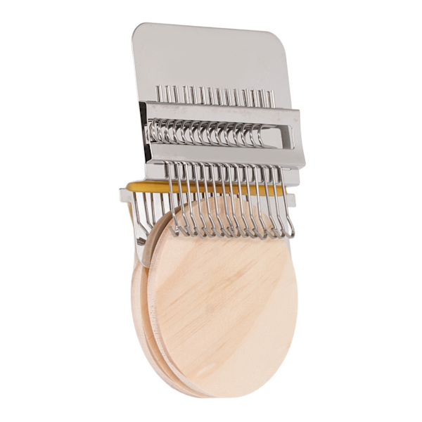 Darning Loom Weave Tool Liten Vävstol Kit med 14 Krokar 1 Nål för Hand Stickning DIY Hantverk
